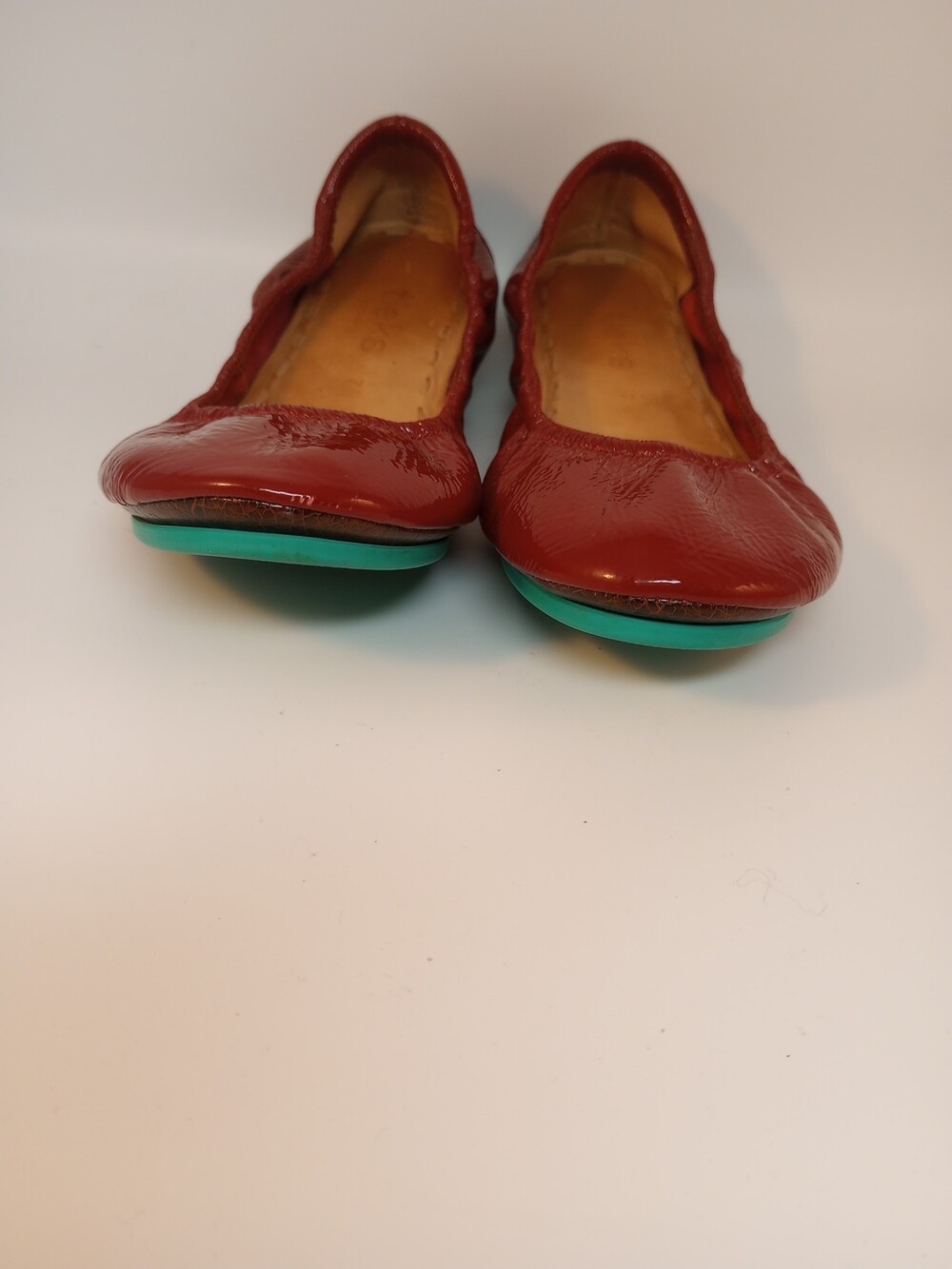 Tieks Women’s Size 7M Ruby🍒Red Patent Leather Foldable Ballet Flats Shoes